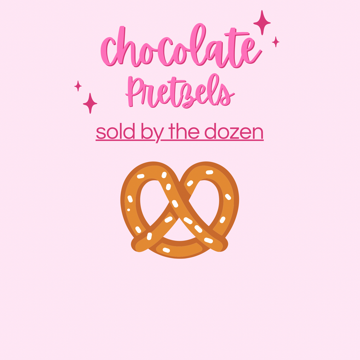 Custom dipped pretzels